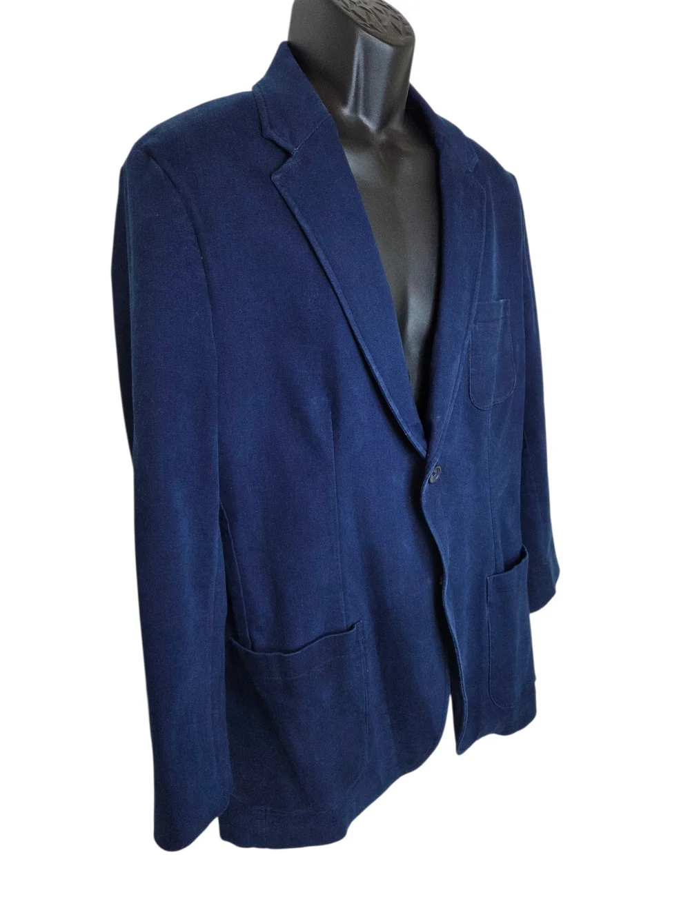 Old Navy Men's Navy Blue Two-Button Patch Pocket‎ Blazer